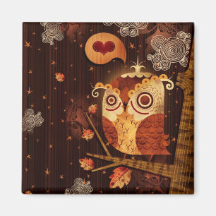 Aimant Hibou enamouré