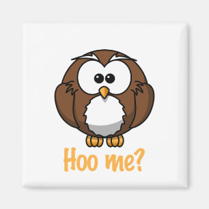 Aimant Hibou innocent - "Hoo je ? "