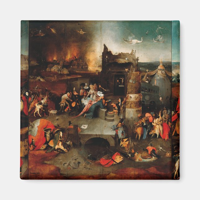 Aimant Hieronymus Bosch - Tentation De Saint Antoine (Devant)