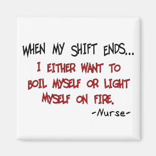 Aimant Hilarious Nurse Sayes