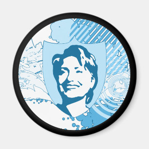 Aimant hillary clinton 08.