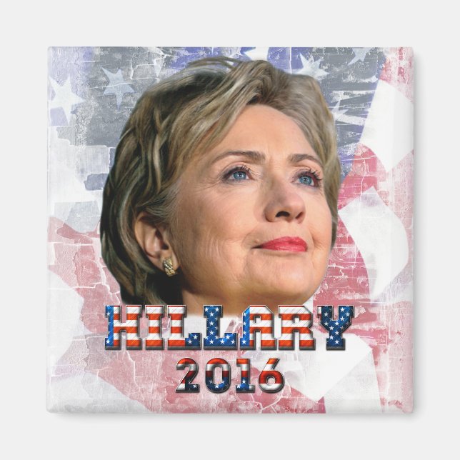 Aimant Hillary Clinton 2016 (Devant)