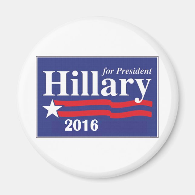 Aimant Hillary Clinton pour le président 2016 (Devant)