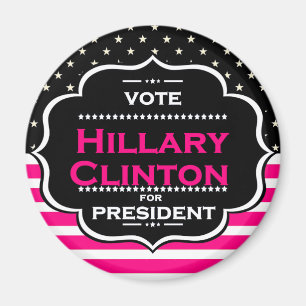 Aimant hillary clinton rose