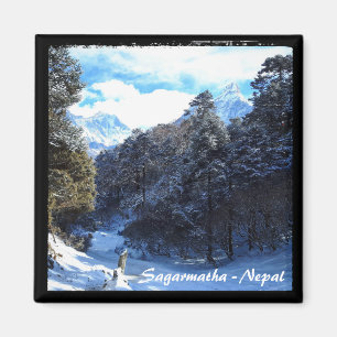 Aimant Himalaya neige, Sagarmatha - Népal