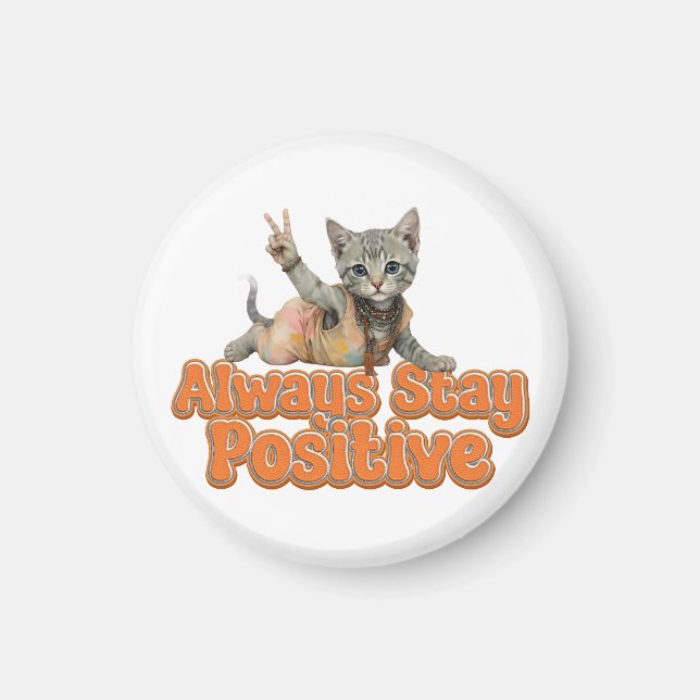 Aimant Hippie de paix personnalisée Sloth (Devant)