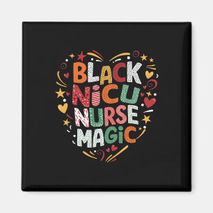 Aimant Histoire des Noirs Infirmière Nicu Magie Afro-Amér