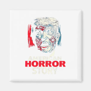 Aimant Histoire d'horreur de zombie Trump américain Vinta