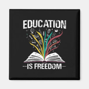Aimant Histoire Noire L'éducation est liberté Livres Noir