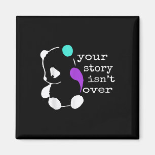 Aimant Histoire pas fini - Semicolon Cadeau Prévention du