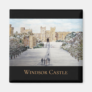 Aimant Hiver à Windsor Castle Paysage Peinture