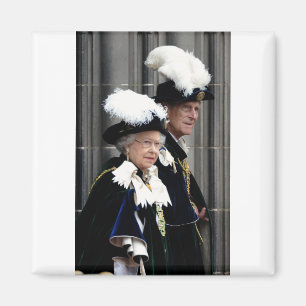Aimant HM Queen Elizabeth II et HRH Prince Philip