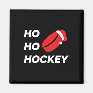 Aimant Ho Ho Hockey Noël - Hockey sur glace