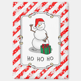 Aimant Ho Ho Joyeux Noël Père Noël mignonne Snowman
