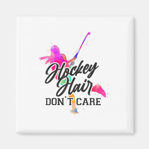 Aimant Hockey sur gazon Hockey Cheveux S'en Foutent _2 