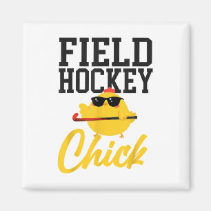 Aimant Hockey sur gazon poulet Hockey sur gazon poulette