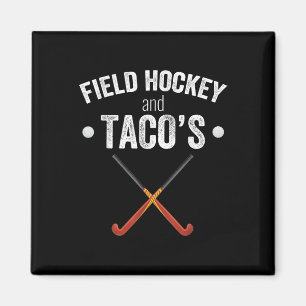 Aimant Hockey sur gazon Slogan drôle Cadeau Pun - Hockey