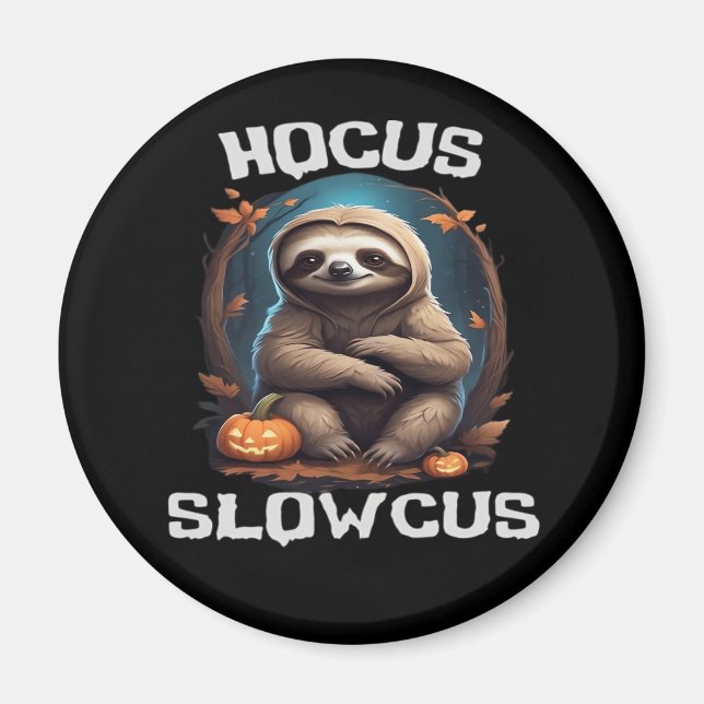 Aimant Hocus Slowcus Amateurs de fentes Halloween tee tee (Devant)