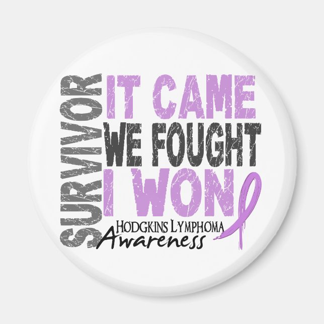 Aimant Hodgkins Lymphoma Survivor C'Est Venu Nous Nous Ba (Devant)