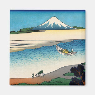 Aimant Hokusai - rivière Tama dans la province de Musashi