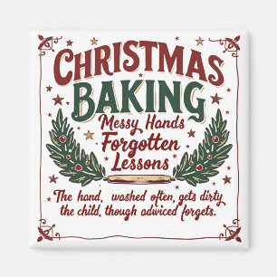 Aimant "Holiday Baking Wisdom Festive Kitchen Decor
