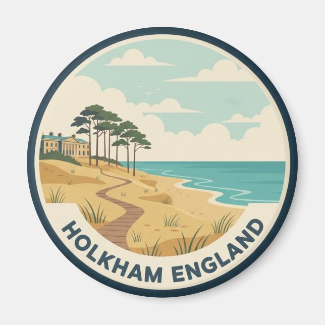 Aimant Holkham Norfolk Angleterre Travel (Devant)