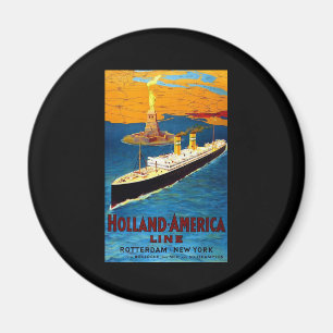 Aimant Holland America Line Rotterdam New York
