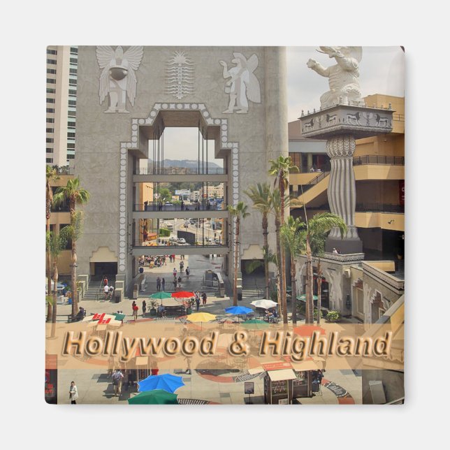 Aimant Hollywood et Highland Los Angeles (Devant)
