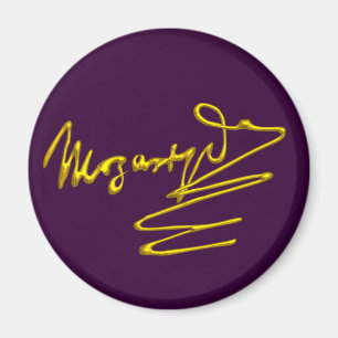 Aimant HOMAGE À MOZART, violet