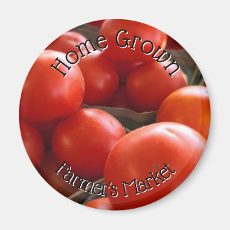 Aimant Home Grown Heirloom Tomates Marché des agriculteur