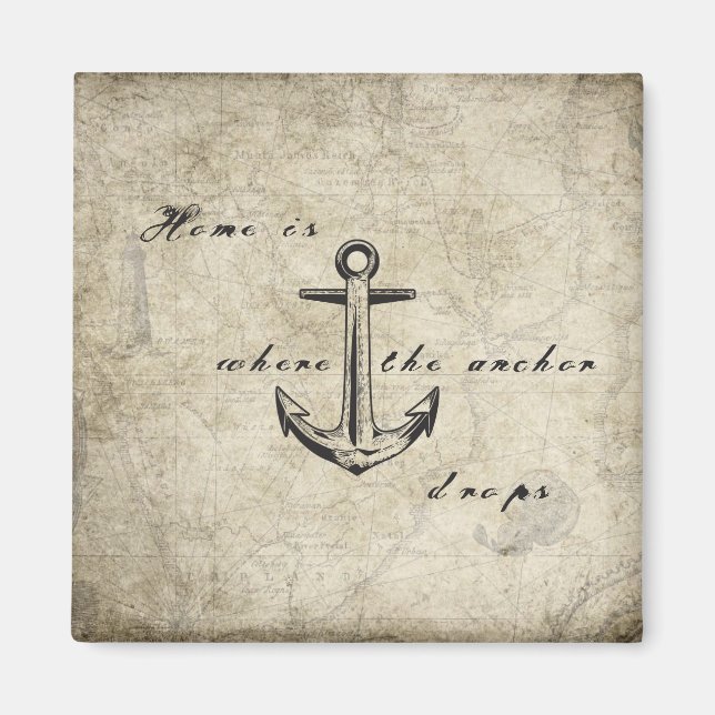 Aimant Home is the anchor drops (Devant)