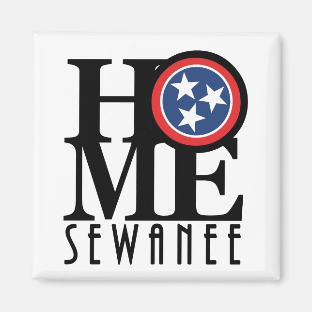 Aimant HOME Sewanee Tennessee (Devant)