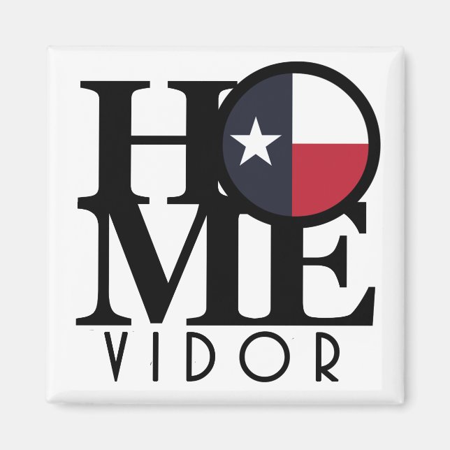 Aimant HOME Vidor Texas (Devant)