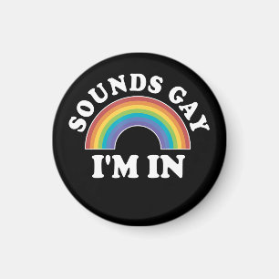 Aimant Hommes Gay pride Femmes Lgbt Rainbow Sonne Gay Im 