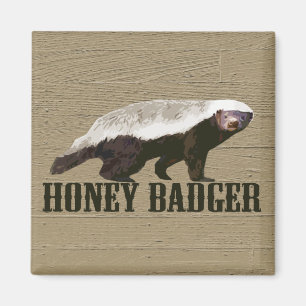 Aimant Honey Badger Wild Animal