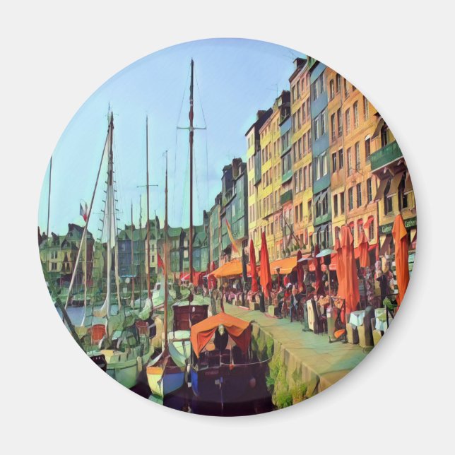 Aimant HONFLEUR - accueil - vue (Devant)