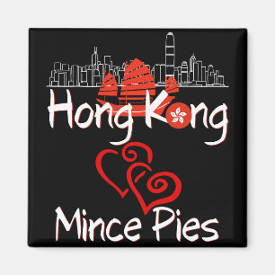 Aimant Hong Kong aime Mince Pies Ville