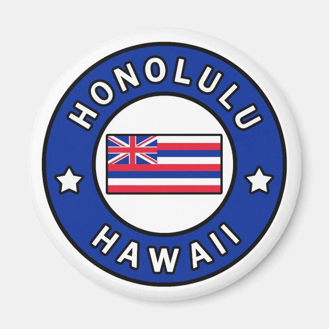 Aimant Honolulu Hawaii (Devant)