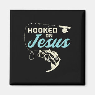 Aimant Hook Sur Jésus Par Pêche Chrétien Dieu Religieux