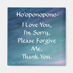 Aimant Ho'oponopono aimant-bleu