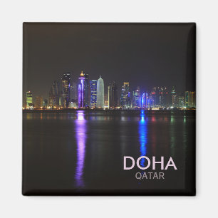 Aimant Horizon de Doha, Qatar à l'aimant des textes de