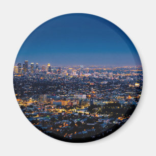 Aimant Horizon de paysage urbain de Los Angeles de ville