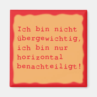 Aimant horizontalement