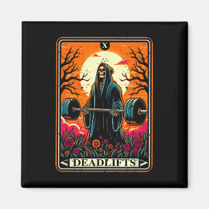 Aimant Horreur Carte Tarot Deadlifts L'entraînement de gy