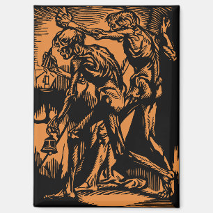 Aimant Horreurs cachées des mineurs morts pour Halloween