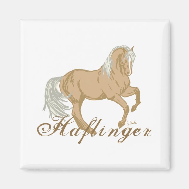 Aimant Horse d'Haflinger (Devant)