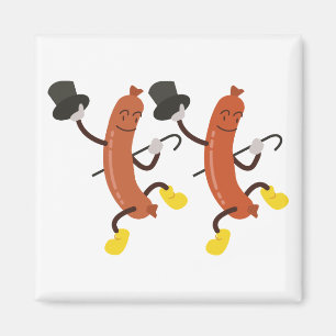 Aimant Hot-dogs de danse