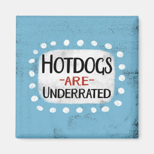 Aimant Hotdogs sont sous-alimentateur de réfrigérateur