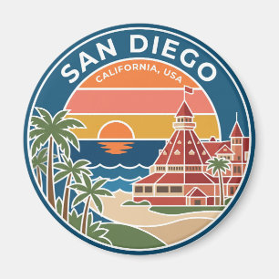 Aimant Hôtel San Diego del Coronado Sunset USA