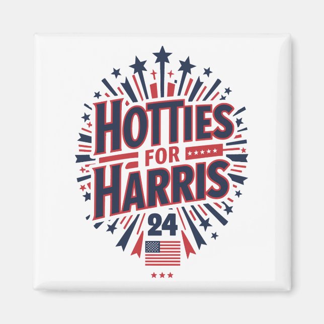 Aimant Hotties for Harris (Devant)